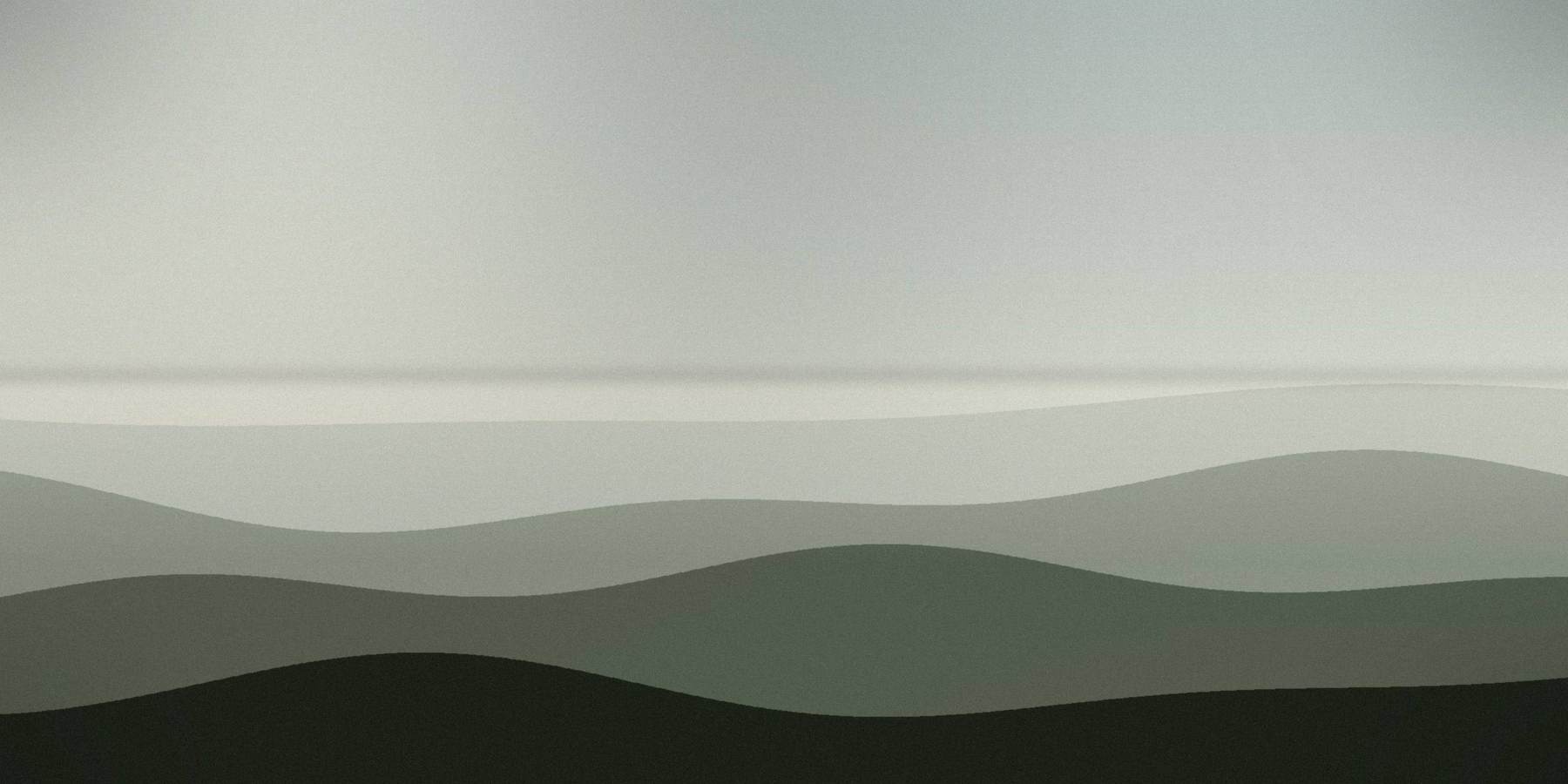 Layered ridges at first light
