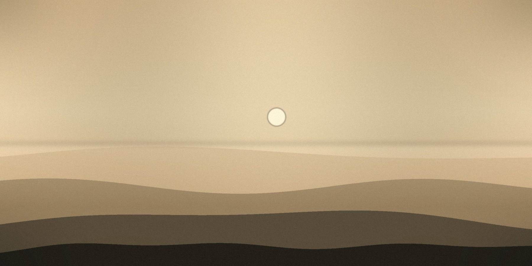 Open landscape at golden hour